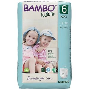 5x Bambo Nature Luierbroekjes Maat 6 (18+ kg) 18 stuks