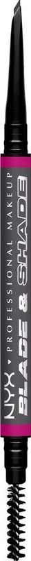 NYX Professional Make Up Blade N Shade Grey Potlood - Voor ultieme precisie - Blijft tot 16 uur lang zitten - Grijs - 1ST