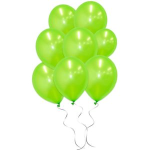 LUQ - Luxe Metallic Groene Helium Ballonnen - 100 stuks - Verjaardag Versiering - Decoratie - Feest Latex Ballon Groen