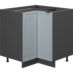 Vicco Fame-Line Keuken Hoekkast – 80.5 cm zonder werkblad Licht blauw-grijs zonder werkblad