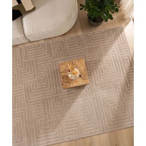 Scandinavisch vloerkleed - Contour Gem beige 300x400 cm