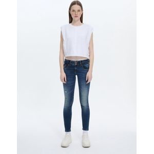 LTB Jeans Julita X Dames Skinny Jean - Donkerblauw - Tessa Wash