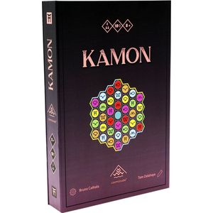Kamon Gezelschapsspel - Leeftijd 8+, 2 spelers, 10-15 minuten speeltijd - Abstract strategisch spel van Bruno Cathala