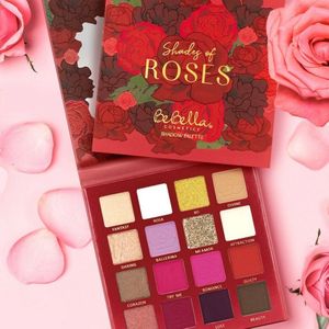 BeBella Cosmetics - Shady Of Roses - 16 kleuren - Oogschaduw Palette - BE16A - 16 g