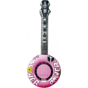 Toppers Opblaasbare banjo Roze