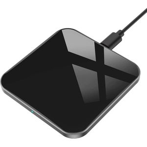 AGPTEK Wireless Charger 15W, Mobile Phone Inductive Charging Station [Type C], Qi Wireless Charging Station for iPhone X/XS/XR/XS Max/11/11 Pro/Max/8/8P/AirPods, Charging Pad 10W for Galaxy S10/S9/S8/Note10/9/8