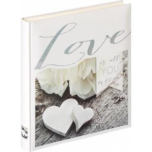 Walther Design UH-155 Love Is All You Need - Fotoalbum - 28 x 30,5 cm - Grijs/Wit