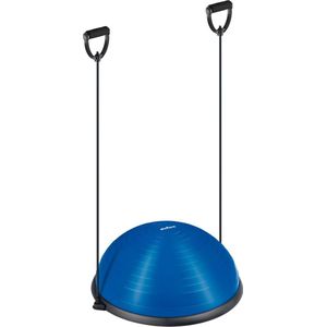 Rebel Active Halfbalansbal - Balanstrainer Met Weerstandsbanden en Pomp 58 cm - Yoga Balance Board - Balansbord