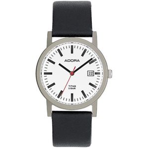 Mooi Adora horloge Titanium met datumaanduiding. AB6550