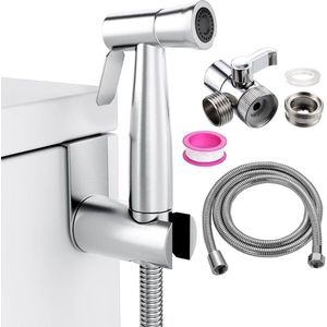 bidet-bidet handdouche-bidet wc-bidet sproeier-bidet handdoucheset-Toilet of wandhangend met kraandispenser, slang en haak