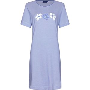 Pastunette - Blossoms - Dames Nachthemd - Blauw - Organisch Katoen - Maat 36