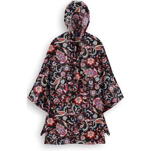 Paisley Black Mini Maxi poncho waterafstotend hoogwaardig polyesterweefsel B141xH93xD0 cm