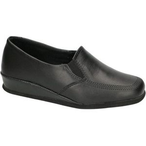 Rohde -Dames - zwart - pantoffels - maat 39