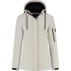 Travelin' Malika - Dames softshell jas - Wind- en waterdicht - Jack - Zand