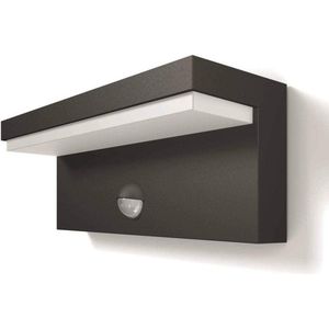 Wandlamp met Bewegingssensor - Warmwit Licht - 4.5 W - Eenvoudige Installatie - Geïntegreerde LED Lamp - Antraciet