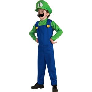 Super Mario Luigi - Kostuum - Maat L - Groen