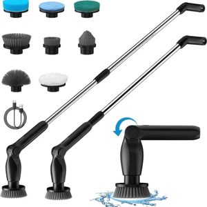 Elektrische Schoonmaakborstel - Elektrische Schrobber - Elektrische Scrubber - Elektrische Schrobborstel - Electrische Schoonmaakborstel - Electrische Schrobborstel