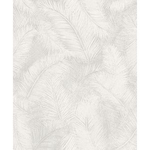Dutch Wallcoverings - Arcadia- Happy Leaf grijs - A70201