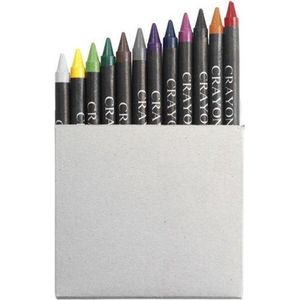 Waskrijtjes 12 stuks gekleurd - Crayons/wasco krijtjes - Kleuren/tekenen/knutselen