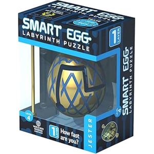 IQ Puzzel Labyrint Ei -IQ Ball Puzzel | Puzzel Fidget Toy / Speelgoed | Magic Puzzel| Doolhof LET OP JE KRIJGT 1 EI| Speelgoed Paasei Kids Educatieve Bal| Magic Smart Egg Labyrint IQ Puzzels 3D - Metaal - Stuks Breinbrekers - - Educatief en Leuk