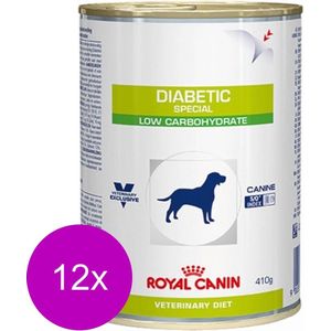 Royal Canin Diabetic Special Low Carbohydrate - Hondenvoer - 12 x 410 g