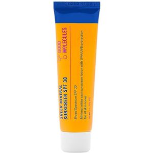Good Molecules Sheer Mineral Sunscreen - SPF 30 - Zonnebrand voor het gezicht - 50ml