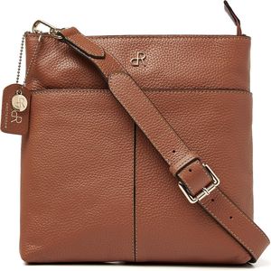 dR Amsterdam Schoudertas | Schoudertas dames | Crossbody tas dames | Handtassen dames | Leren schoudertas | Mint - 1103751 Mocha