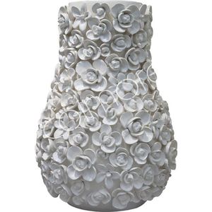Colmore by Diga vaas flowers natural/white 29x29x42cm
