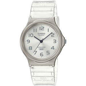 Casio Casio Collection MQ-24S-7BEF Horloge - Kunststof - Transparant - Ø 33 mm