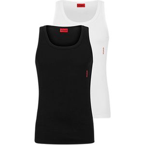 HUGO stretch tanktops slim fit (2-pack) - heren singlets O-hals - multicolor (set met verschillende kleuren)