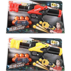 Geweer Air Shot Gun 30 cm met 8 balletjes