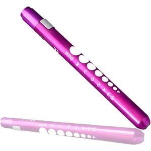 Diagnostische Medische Penlight - Herbruikbare LED Zaklamp voor Thuis Buiten Dokter Verpleegkundige EMT Emergency (Paars 1 Pack)