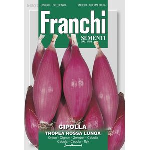 Franchi groentezaad - Cipolla Tropea Rossa Lunga -  lange roze uien