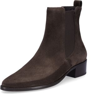 Paul Green 8271 Enkellaarsjes - Enkelboots met rits - Dames - Bruin - Maat 37