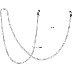 Zonnebril Ketting Gourmette 3,2 Mm 70 Cm