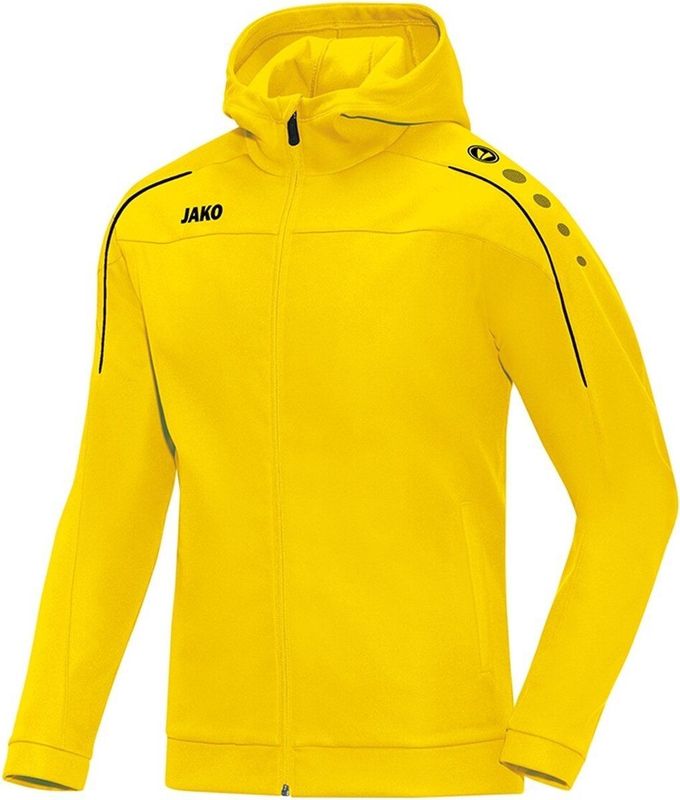 Jako - Hooded Jacket Classico - Jas met kap Classico - M - Geel
