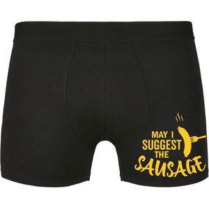 May I suggest the sausage Heren Boxershort - humor - vriend - onderbroek - grappig