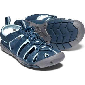 Keen Clearwater Dames Wandelsandalen Navy/Blue Glow | Blauw | Polyester | Maat 36 | K1022965