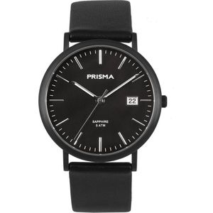 Prisma Slimline Titanium heren horloge P.1669