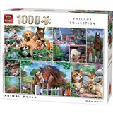 Animal World (1000 Stukjes) - King Puzzel