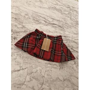 Little Bampidano - Rok - Geruit Rood - Mt 92