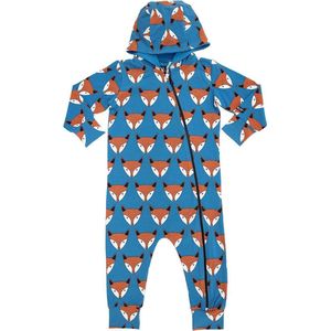 ONESIE W. HOOD FOX - MID MARINE - 80