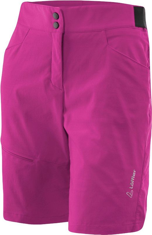 Loeffler fietsbroek kort W Bike Shorts Comfort - E CSL voor dames - Paars - 46