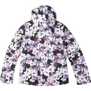 O'Neill Jas Girls LITE AOP JACKET Blue Ice Flower 116 - Blue Ice Flower 50% Gerecycled Polyester (Repreve), 50% Polyester
