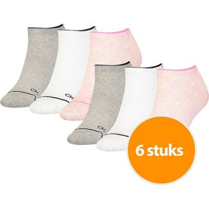 Calvin Klein Sokken Sneaker Dames 6-Pack Pink Combo