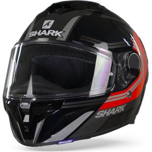 SHARK SPARTAN GT TRACKER BLACK RED SILVER FULL FACE HELMET XXL - Maat 2XL - Helm