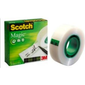 Scotch® Magic™ tape, 4 rollen, 19 mm x 33 m