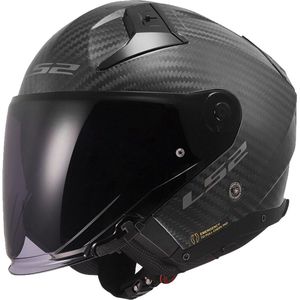 LS2 Helm Infinity II OF603 mat carbon maat M