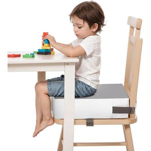 Verhoogd kinderzitkussen - Afneembaar stoelkussen voor op tafel