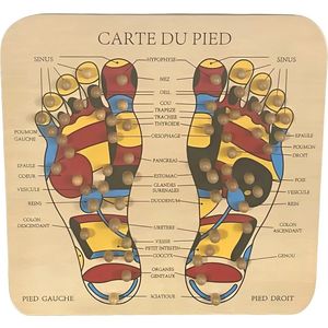 Houten Plank voor Voetmassage en Reflexologie